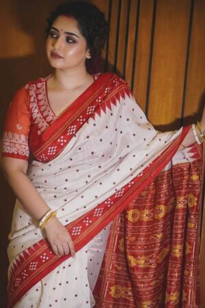 প্রিমিয়াম সিল্ক শাড়ী + ব্লাউজ পিচ (code-02)