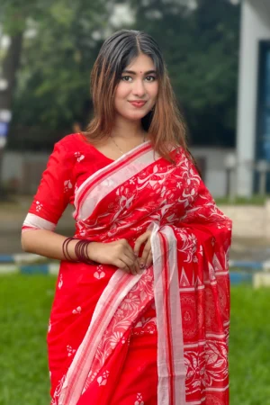 প্রিমিয়াম চান্দুরি সিল্ক শাড়ী