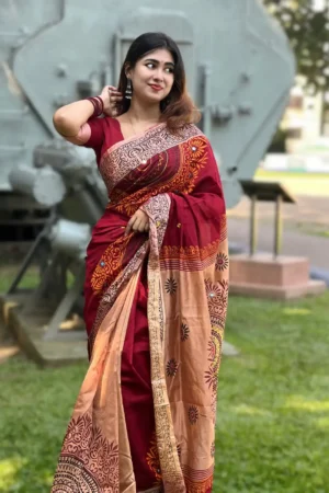 ধুপিয়ান কাপড়ের শাড়ি