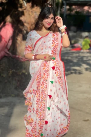 প্রিমিয়াম হাফসিল্ক বুটিক্স শাড়ি