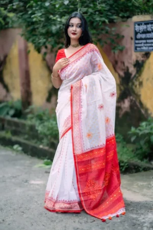 প্রিমিয়াম হাফসিল্ক বুটিক্স শাড়ি