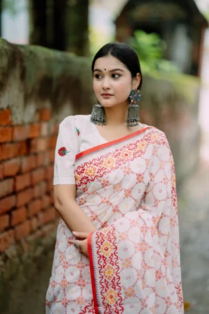 প্রিমিয়াম হাফসিল্ক বুটিক্স শাড়ি